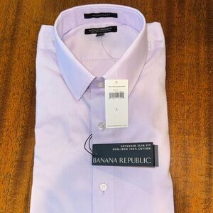 Banana Republic untucked slim fit shirt